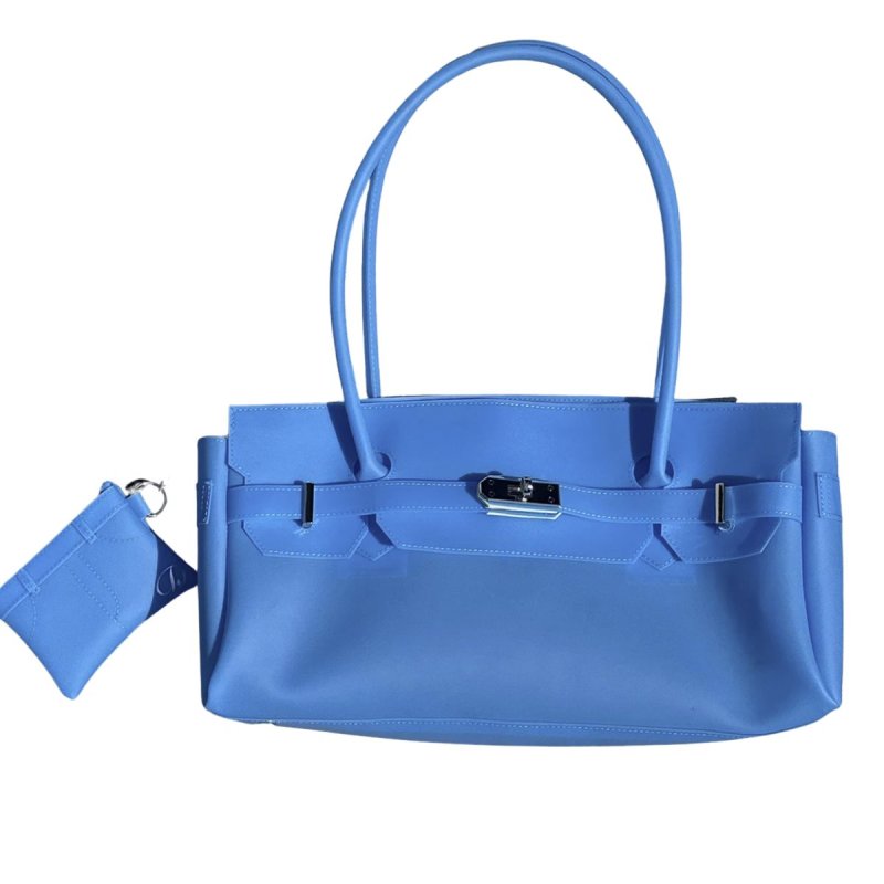 画像1: DEINET JELLY TWO-WAY BAG Y2K デイネット 2Way ジェリー バッグ ゼリー 透明 トート ハンドバッグ (1)