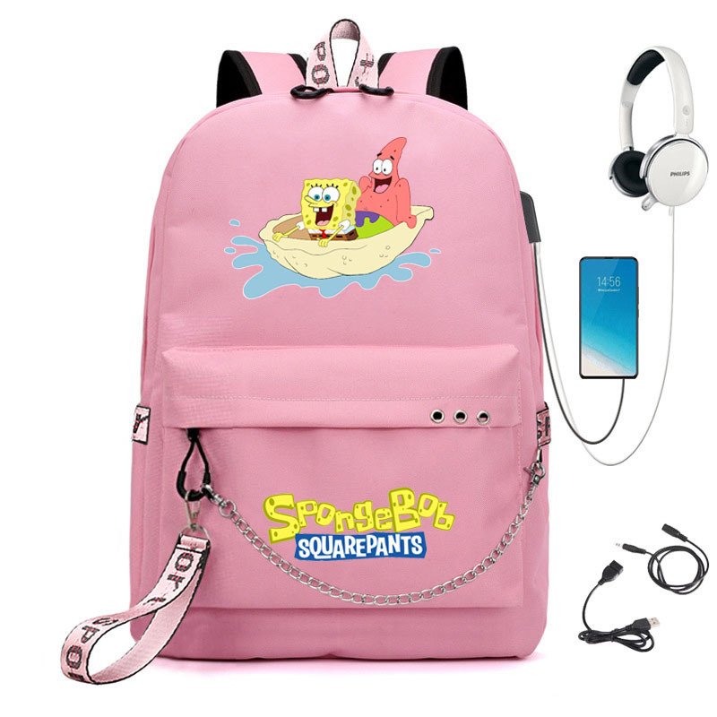 画像2: Spongebob & Patrick Backpack Bag  スポンジボブ＆パトリック リュックサック バックパック バッグ (2)