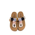 画像6: Floral motif thong sandals  花フラワー 付モチーフトング サンダル  (6)