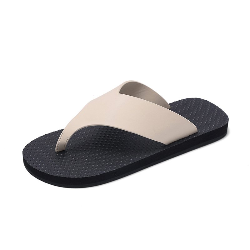 画像2: Flat resort thong beach sandals 　レザーフラットリゾートビーチトング サンダル  (2)