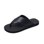 画像1: Flat resort thong beach sandals 　レザーフラットリゾートビーチトング サンダル  (1)