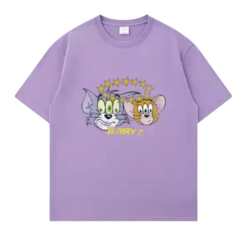 画像1: Kids Unisex Surprised Face Tom and Jerry print t-shirt キッズ 男女兼用 ユニセックス サプライズ トムとジェリー Tシャツ (1)