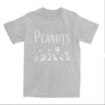 画像2: Snoopy & Friends Abbey Road Print Short-Sleeve T-Shirt ユニセックス 男女兼用スヌーピー＆フレンズ アビーロードプリント半袖Tシャツ (2)