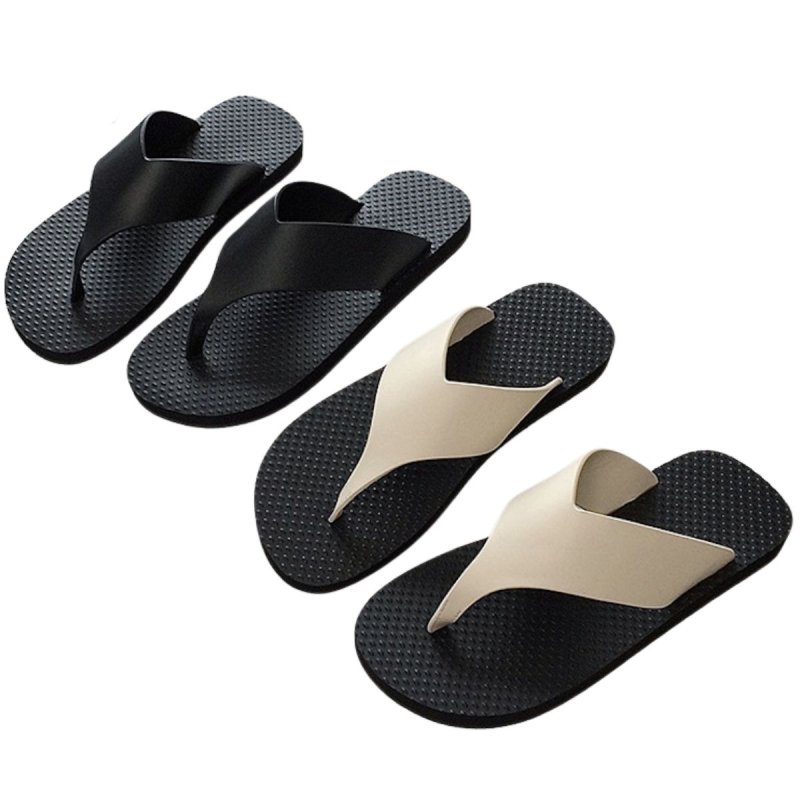 画像5: Flat resort thong beach sandals 　レザーフラットリゾートビーチトング サンダル  (5)