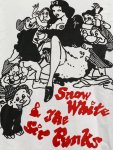 画像2: Snow White punk parody print Short-Sleeve T-Shirt  ユニセックス 男女兼用 白雪姫スノーホワイトパンクパロディープリント半袖Tシャツ (2)