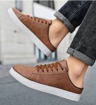 画像4: Lace-up leather sneaker sandals　ユニセックス 男女兼用レースアップレザースニーカーサンダルシューズ大きなサイズあり (4)