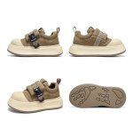画像3: Men's Air-Cushioned Platform Sneakers Shoes　ユニセックス 男女兼用エアークッションベルト厚底プラットフォームレザースニーカーシューズ (3)