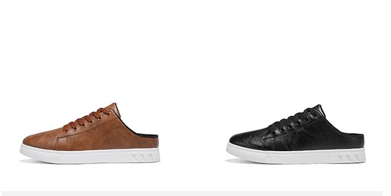 画像3: Lace-up leather sneaker sandals　ユニセックス 男女兼用レースアップレザースニーカーサンダルシューズ大きなサイズあり (3)