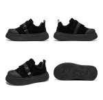 画像4: Men's Air-Cushioned Platform Sneakers Shoes　ユニセックス 男女兼用エアークッションベルト厚底プラットフォームレザースニーカーシューズ (4)