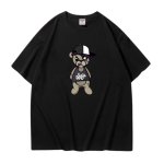 画像2: Violent Baby Bear Short-Sleeve  T-Shirt ユニセックス 男女兼用小熊ベビーベアプリント半袖Tシャツ (2)