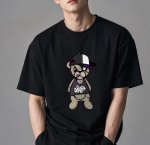 画像3: Violent Baby Bear Short-Sleeve  T-Shirt ユニセックス 男女兼用小熊ベビーベアプリント半袖Tシャツ (3)