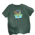 画像2: Scooby Doo  print Short-Sleeve T-Shirt  ユニセックス 男女兼用 スクービードゥープリントヴィンテージスタイルプリント半袖Tシャツ (2)