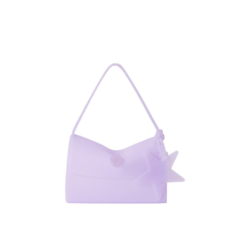 画像2: ECODAY Star Charm Jelly Mini Shoulder Bag Crossbody Tote Bag　 星チャーム ジェリーミニショルダーバッグ 斜めがけ トートショルダーバッグハンドバッグ (2)