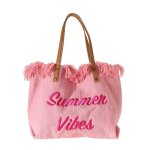 画像1: Fringe Leather Handle Tote Shoulder Bag　 フリンジレザーハンドルトートショルダーバッグ ハンドバッグ (1)