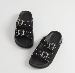 画像4: Studded Billiken Platform Sandals Slippers shoes 　スタッズ付きビリケン厚底プラットフォームサンダル スリッパ  シューズ　 (4)