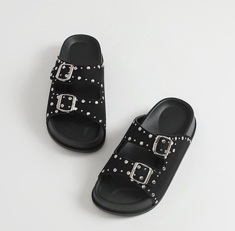 画像4: Studded Billiken Platform Sandals Slippers shoes 　スタッズ付きビリケン厚底プラットフォームサンダル スリッパ  シューズ　 (4)