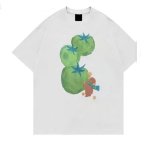 画像5: Green tomatoes and baby bears Short-Sleeve  T-Shirt  ユニセックス 男女兼用グリーントマト＆ベビーベアプリント半袖Tシャツ (5)