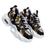 画像4: Platform color-block dad lace-up sneakers Shoes　ユニセックス 男女兼用エアークッションカラーブロック厚底プラットフォームスニーカーシューズ (4)