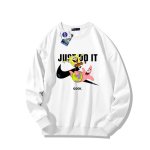 画像5: Brokne JUST DO IT Later × Spongebob & Patrick print Sweat shirt ユニセックス 男女兼用 JUST DO IT Later スポンジボブ ＆ パトリック ブロークン スウォッシュプリント トレーナー (5)