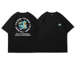 画像1: SpongeBob jigsaw puzzle Short-Sleeve  T-Shirt  ユニセックス 男女兼用スポンジボブジグソーパズルプリント半袖Tシャツ (1)