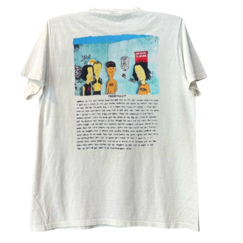 画像2: Beavis & Butt-Head Vintage Style Short-Sleeve  T-Shirt  ユニセックス 男女兼用ビーバス＆バットヘッド ヴィンテージスタイルプリント半袖Tシャツ (2)