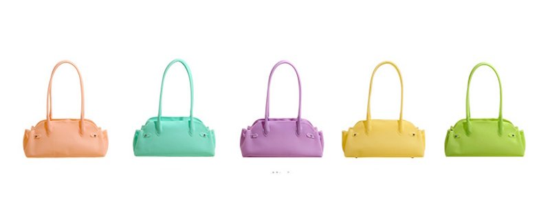 画像6: Jelly Pastel Tote Shoulder Underarm Bag　 ジェリーパステルトートショルダーアンダーアームバッグ (6)