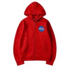画像7: NASA logo zip-up hoodie Hoodie Sweatshirt ユニセックス男女兼用 ナサプリントジップアップスウェットパーカー トレーナー  (7)