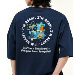 画像10: SpongeBob jigsaw puzzle Short-Sleeve  T-Shirt  ユニセックス 男女兼用スポンジボブジグソーパズルプリント半袖Tシャツ (10)