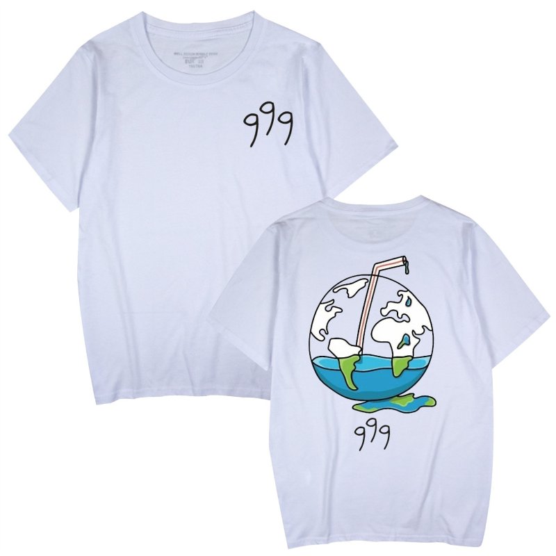 画像2: Juice World Short-Sleeve  T-Shirt  ユニセックス 男女兼用ジュースワールドプリント半袖Tシャツ (2)