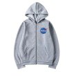 NASA logo zip-up hoodie Hoodie Sweatshirt ユニセックス男女兼用 