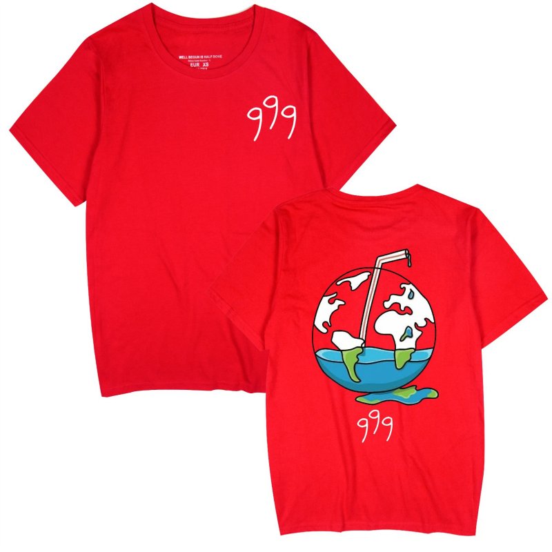 画像7: Juice World Short-Sleeve  T-Shirt  ユニセックス 男女兼用ジュースワールドプリント半袖Tシャツ (7)