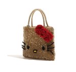 画像5: Kitty PVC Knit Square Tote Shoulder Crossbody Mini Bag　 キティーＰＶＣ編みスクエアトートショルダー クロスボディミニバッグ (5)