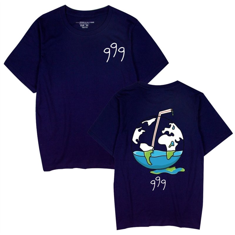 画像1: Juice World Short-Sleeve  T-Shirt  ユニセックス 男女兼用ジュースワールドプリント半袖Tシャツ (1)