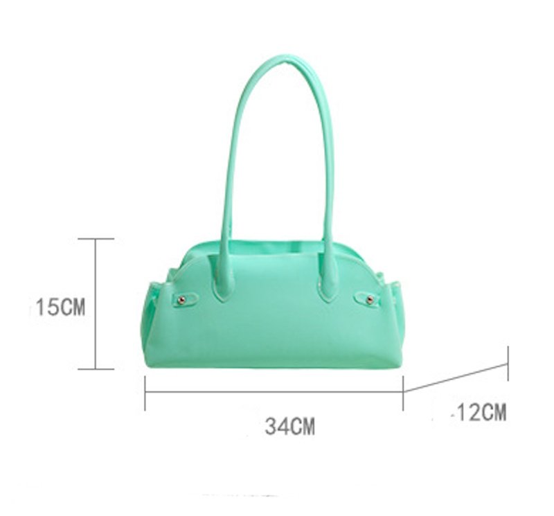 画像7: Jelly Pastel Tote Shoulder Underarm Bag　 ジェリーパステルトートショルダーアンダーアームバッグ (7)