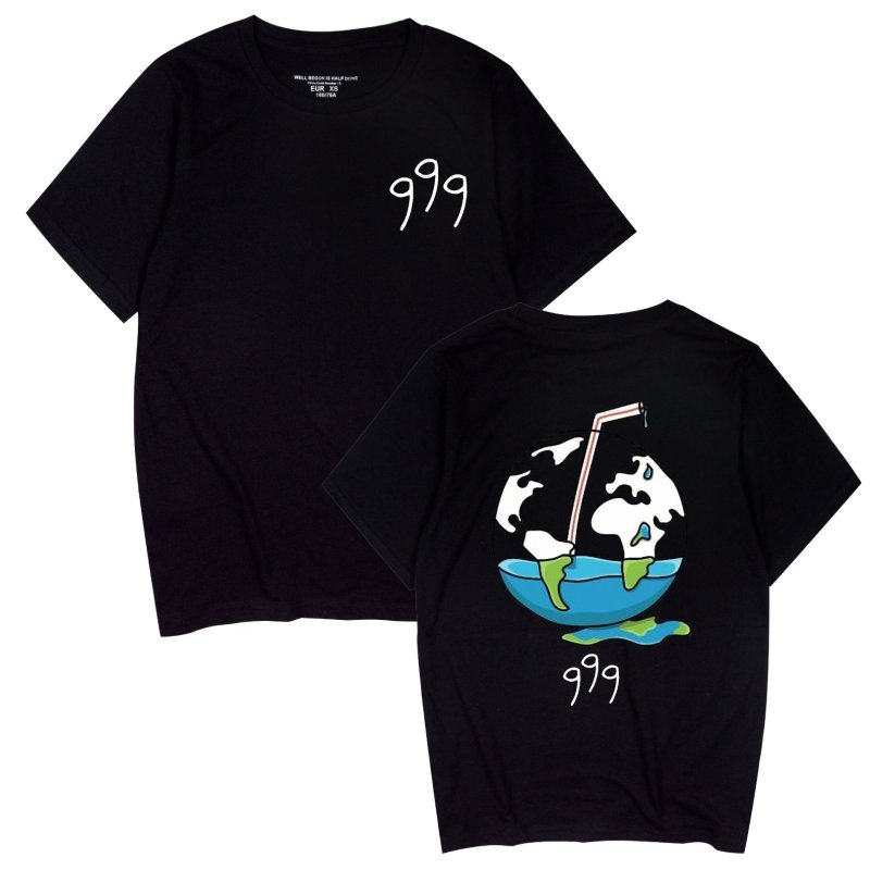 画像4: Juice World Short-Sleeve  T-Shirt  ユニセックス 男女兼用ジュースワールドプリント半袖Tシャツ (4)