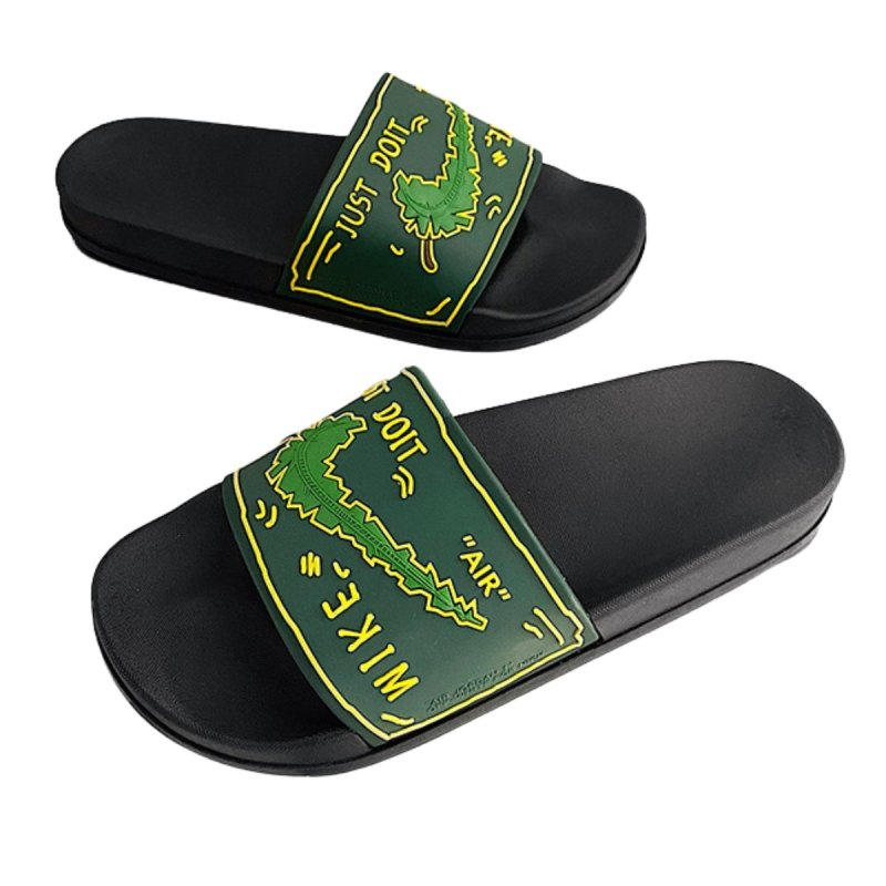 画像4: 24 Unisex Leaf Broken Swoosh All Season Sandals Slide Slippers ユニセックス 男女兼用 オールシーズン リーフスウォッシュ サンダル シャワーサンダル ビーチサンダル スライド　 (4)