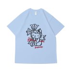 画像2: Hello Kitty x Cross Print round neck short sleeve T-shirt  ユニセックス 男女兼用 キティー×クロス プリントラウンドネック Tシャツ (2)