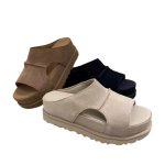 画像4: Platform wedge sandals　 プラットフォームウェッジレザーサンダル スリッパ (4)