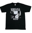Nirvana Illustration Vintage StylePrint round neck short sleeve T