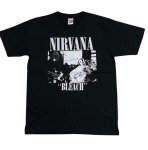画像1: Nirvana Illustration Vintage StylePrint round neck short sleeve T-shirt  ユニセックス 男女兼用ニルヴァーナイラストヴィンテージスタイル プリントラウンドネック Tシャツ (1)