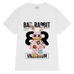 画像1: Tyrant rabbit T-shirt  ユニセックス 男女兼用 暴君ラビット Tシャツ  (1)