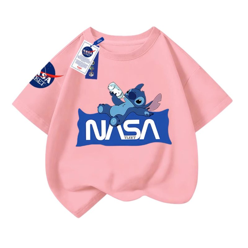 画像8: Nasa x Lilo & Stitch Family T-shirt Short Pants Setup 男女 ＆キッズユニセックス 子供 ナサ ×リロ＆スティッチ Tシャツ ショートパンツセットアップ 上下 (8)