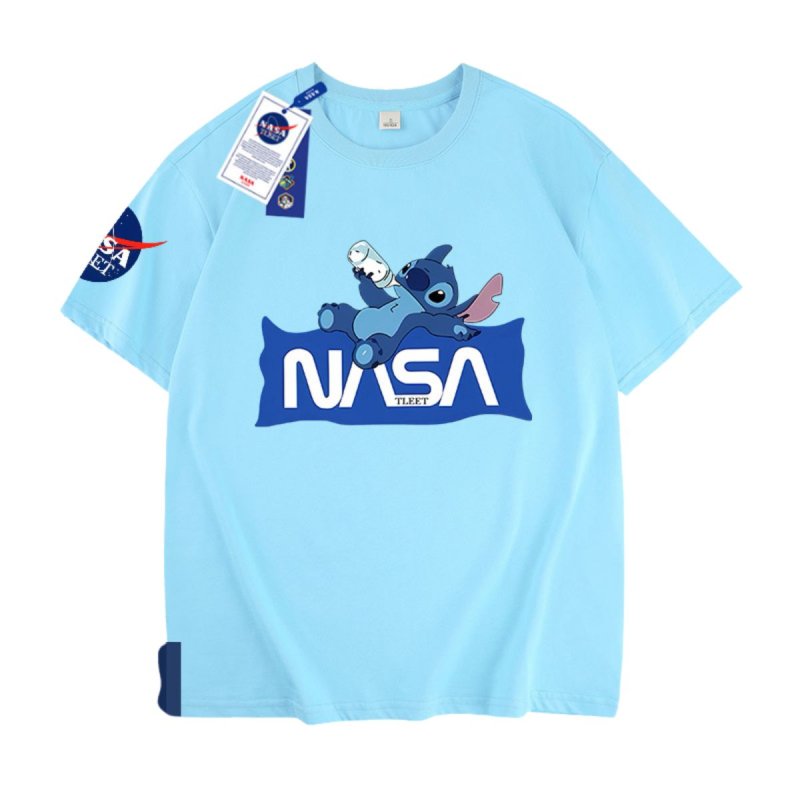 画像10: Nasa x Lilo & Stitch Family T-shirt Short Pants Setup 男女 ＆キッズユニセックス 子供 ナサ ×リロ＆スティッチ Tシャツ ショートパンツセットアップ 上下 (10)