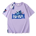 画像6: Nasa x Lilo & Stitch Family T-shirt Short Pants Setup 男女 ＆キッズユニセックス 子供 ナサ ×リロ＆スティッチ Tシャツ ショートパンツセットアップ 上下 (6)