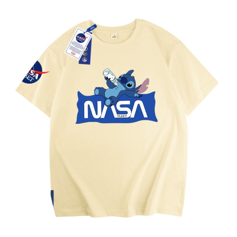 画像7: Nasa x Lilo & Stitch Family T-shirt Short Pants Setup 男女 ＆キッズユニセックス 子供 ナサ ×リロ＆スティッチ Tシャツ ショートパンツセットアップ 上下 (7)