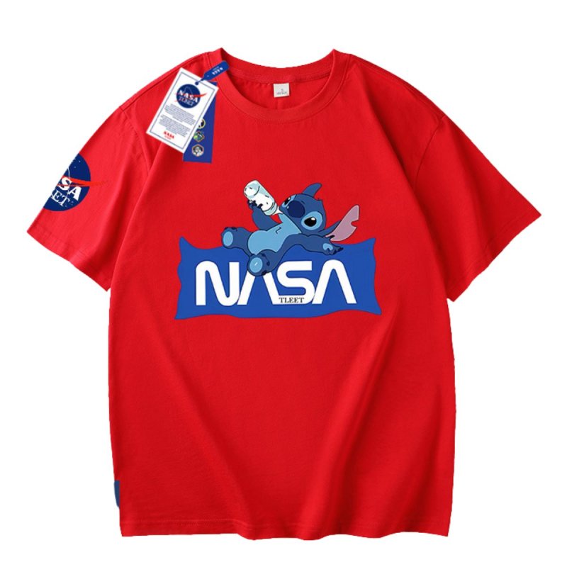 画像4: Nasa x Lilo & Stitch Family T-shirt Short Pants Setup 男女 ＆キッズユニセックス 子供 ナサ ×リロ＆スティッチ Tシャツ ショートパンツセットアップ 上下 (4)