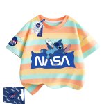 画像12: Nasa x Lilo & Stitch Family T-shirt Short Pants Setup 男女 ＆キッズユニセックス 子供 ナサ ×リロ＆スティッチ Tシャツ ショートパンツセットアップ 上下 (12)