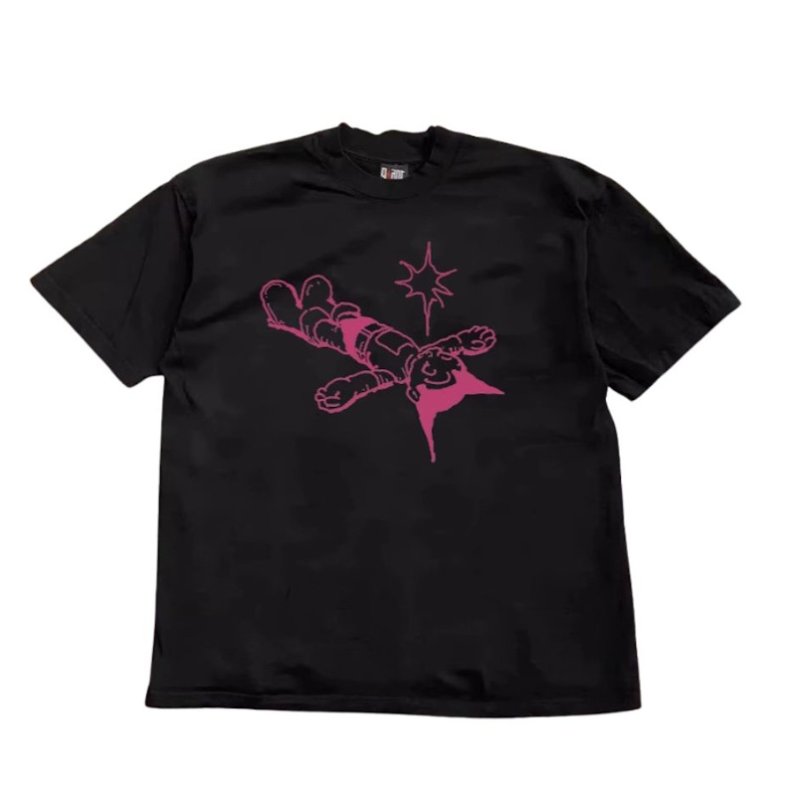 画像1: Deep Sleeping Atom Print round neck short sleeve T-shirt  ユニセックス 男女兼用ディープスリーピングアトムヴィンテージスタイル プリントラウンドネック Tシャツ (1)