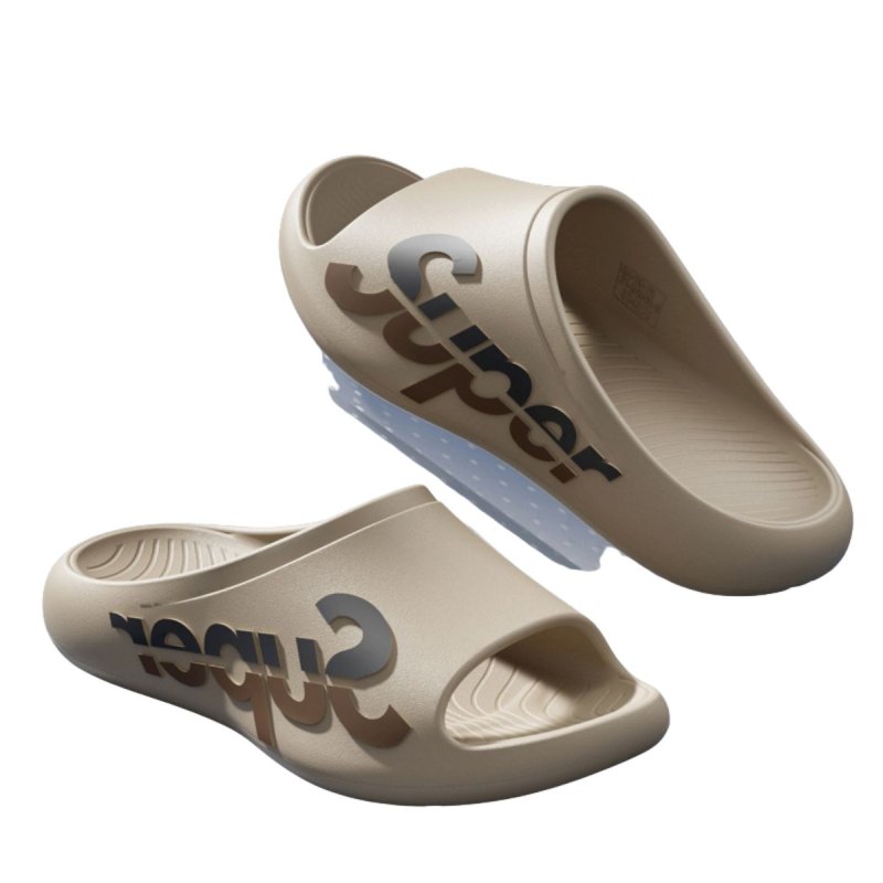 画像2:  Unisex  SUPER Logo Sandals Slippers  男女兼用 スーパーロゴEVAサンダルスリッパシャワー ビーチサンダル シューズ (2)