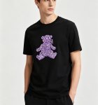 画像3: Alphabet Logo Bear Print round neck short sleeve T-shirt  ユニセックス 男女兼用アルファベットロゴベアプリントラウンドネック Tシャツ (3)